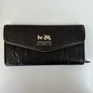 Coach black wallet